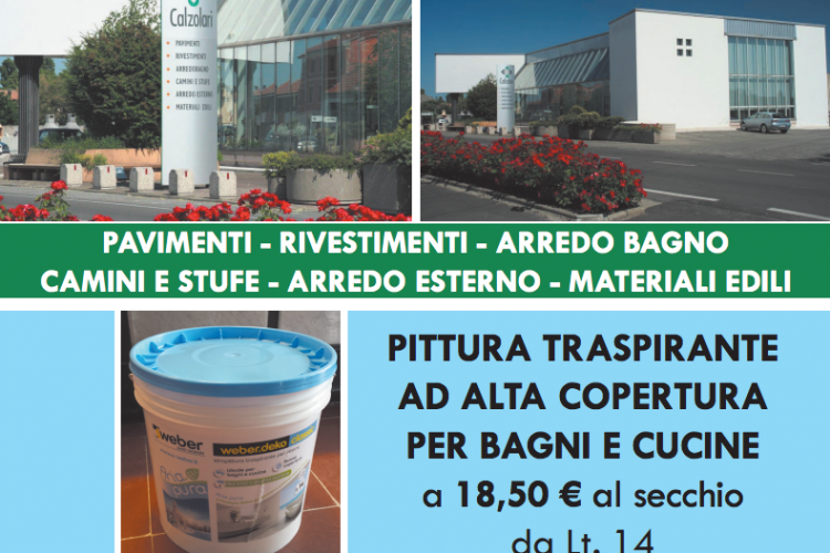 Offerta pittura traspirante ad alta copertura per bagni e cucine