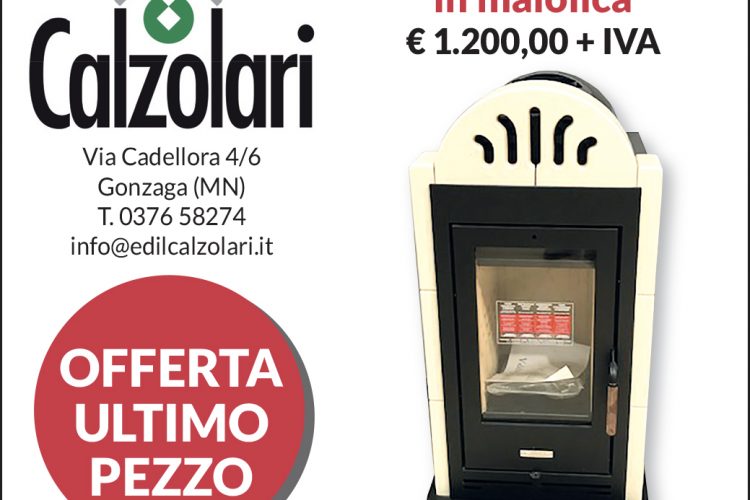 Offerta ultima stufa a legna Montegrappa in maiolica